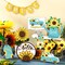 12PCS Sunflower Tiered Tray Decor Set – Spring Wooden Farmhouse Signs with Truck & Gnome Tabletop Decorations for Rustic Kitchen, Home & Summer Display